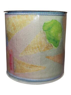 Farrisilk "Summer Sherbert" 4" designer ribbon